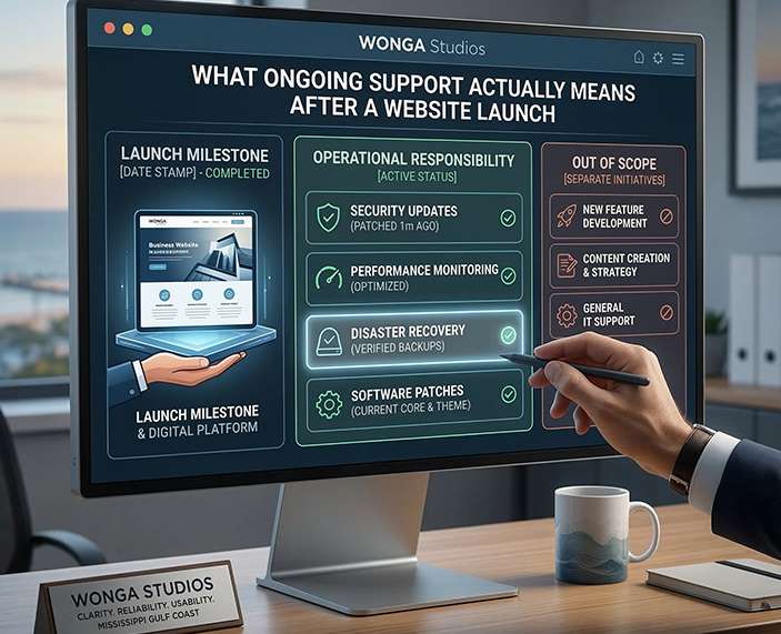 What Ongoing Support Actually Means After a Website Launch What Ongoing Support Actually Means After a Website Launch